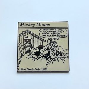 Disney Pin 1st Mickey Mouse comic strip 1930 movie pin Disney First Comic Strip